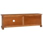 vidaXL TV-Schrank 112x30x37 cm Massivholz Teak vidaXL TV-Schrank 112x30x37 cm Massivholz Teak