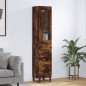 vidaXL Highboard Räuchereiche 34,5x34x180 cm Holzwerkstoff vidaXL Highboard Räuchereiche 34,5x34x180 cm Holzwerkstoff