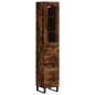 vidaXL Highboard Räuchereiche 34,5x34x180 cm Holzwerkstoff vidaXL Highboard Räuchereiche 34,5x34x180 cm Holzwerkstoff