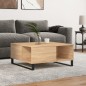 vidaXL Couchtisch Sonoma-Eiche 80x80x36,5 cm Holzwerkstoff vidaXL Couchtisch Sonoma-Eiche 80x80x36,5 cm Holzwerkstoff