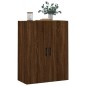 vidaXL Wandschrank Braun Eichen-Optik 69,5x34x90 cm vidaXL Wandschrank Braun Eichen-Optik 69,5x34x90 cm