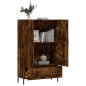vidaXL Highboard Räuchereiche 69,5x31x115 cm Holzwerkstoff vidaXL Highboard Räuchereiche 69,5x31x115 cm Holzwerkstoff