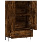 vidaXL Highboard Räuchereiche 69,5x31x115 cm Holzwerkstoff vidaXL Highboard Räuchereiche 69,5x31x115 cm Holzwerkstoff