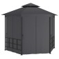 vidaXL Pavillon mit Seitenwänden 3,1x2,7 m Anthrazit vidaXL Pavillon mit Seitenwänden 3,1x2,7 m Anthrazit