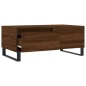 vidaXL Couchtisch Braun Eichen-Optik 90x50x36,5 cm Holzwerkstoff vidaXL Couchtisch Braun Eichen-Optik 90x50x36,5 cm Holzwerkstoff