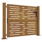 vidaXL Gartentor 105x105 cm Cortenstahl Quadratisches Design vidaXL Gartentor 105x105 cm Cortenstahl Quadratisches Design