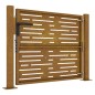 vidaXL Gartentor 105x105 cm Cortenstahl Quadratisches Design vidaXL Gartentor 105x105 cm Cortenstahl Quadratisches Design