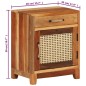 vidaXL Nachttisch 40x30x50 cm Altholz Massiv vidaXL Nachttisch 40x30x50 cm Altholz Massiv