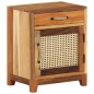 vidaXL Nachttisch 40x30x50 cm Altholz Massiv vidaXL Nachttisch 40x30x50 cm Altholz Massiv