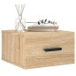 vidaXL Wand-Nachttisch Sonoma-Eiche 35x35x20 cm vidaXL Wand-Nachttisch Sonoma-Eiche 35x35x20 cm