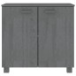 vidaXL Sideboard HAMAR Dunkelgrau 85x35x80 cm Massivholz Kiefer vidaXL Sideboard HAMAR Dunkelgrau 85x35x80 cm Massivholz Kiefer
