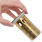 vidaXL Ablaufgarnitur mit Überlauf Golden 6,4x6,4x9,1 cm vidaXL Ablaufgarnitur mit Überlauf Golden 6,4x6,4x9,1 cm