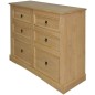 vidaXL Sideboard Mexiko-Stil Kiefernholz 130x48x104 cm vidaXL Sideboard Mexiko-Stil Kiefernholz 130x48x104 cm