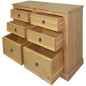 vidaXL Sideboard Mexiko-Stil Kiefernholz 130x48x104 cm vidaXL Sideboard Mexiko-Stil Kiefernholz 130x48x104 cm