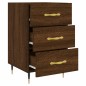 vidaXL Nachttisch Braun Eichen-Optik 40x40x66 cm Holzwerkstoff vidaXL Nachttisch Braun Eichen-Optik 40x40x66 cm Holzwerkstoff