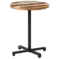 vidaXL Bistrotisch Rund Ø60x75 cm Altholz Massiv vidaXL Bistrotisch Rund Ø60x75 cm Altholz Massiv
