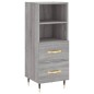 vidaXL Sideboard Grau Sonoma 34,5x34x90 cm Holzwerkstoff vidaXL Sideboard Grau Sonoma 34,5x34x90 cm Holzwerkstoff