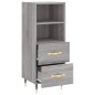 vidaXL Sideboard Grau Sonoma 34,5x34x90 cm Holzwerkstoff vidaXL Sideboard Grau Sonoma 34,5x34x90 cm Holzwerkstoff
