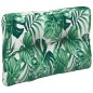 vidaXL Palettenkissen Blattmuster 50x40x12 cm Stoff vidaXL Palettenkissen Blattmuster 50x40x12 cm Stoff