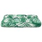 vidaXL Palettenkissen Blattmuster 50x40x12 cm Stoff vidaXL Palettenkissen Blattmuster 50x40x12 cm Stoff