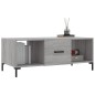 vidaXL Couchtisch Grau Sonoma 102x50x40 cm Holzwerkstoff vidaXL Couchtisch Grau Sonoma 102x50x40 cm Holzwerkstoff