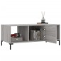 vidaXL Couchtisch Grau Sonoma 102x50x40 cm Holzwerkstoff vidaXL Couchtisch Grau Sonoma 102x50x40 cm Holzwerkstoff