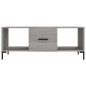 vidaXL Couchtisch Grau Sonoma 102x50x40 cm Holzwerkstoff vidaXL Couchtisch Grau Sonoma 102x50x40 cm Holzwerkstoff