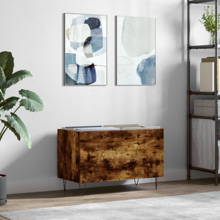 vidaXL Plattenschrank Räuchereiche 74,5x38x48 cm Holzwerkstoff