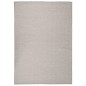 vidaXL Outdoor-Teppich Flachgewebe 140x200 cm Taupe