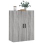 vidaXL Wandschrank Grau Sonoma 69,5x34x90 cm vidaXL Wandschrank Grau Sonoma 69,5x34x90 cm