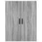 vidaXL Wandschrank Grau Sonoma 69,5x34x90 cm vidaXL Wandschrank Grau Sonoma 69,5x34x90 cm