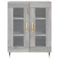 vidaXL Sideboard Grau Sonoma 69,5x34x90 cm Holzwerkstoff vidaXL Sideboard Grau Sonoma 69,5x34x90 cm Holzwerkstoff