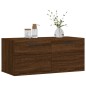 vidaXL Wandschrank Braun Eichen-Optik 80x36,5x35 cm Holzwerkstoff vidaXL Wandschrank Braun Eichen-Optik 80x36,5x35 cm Holzwerkstoff