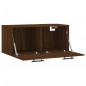 vidaXL Wandschrank Braun Eichen-Optik 80x36,5x35 cm Holzwerkstoff vidaXL Wandschrank Braun Eichen-Optik 80x36,5x35 cm Holzwerkstoff