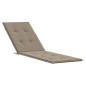 Liegestuhl-Auflage Taupe (75+105)x50x3 cm Liegestuhl-Auflage Taupe (75+105)x50x3 cm