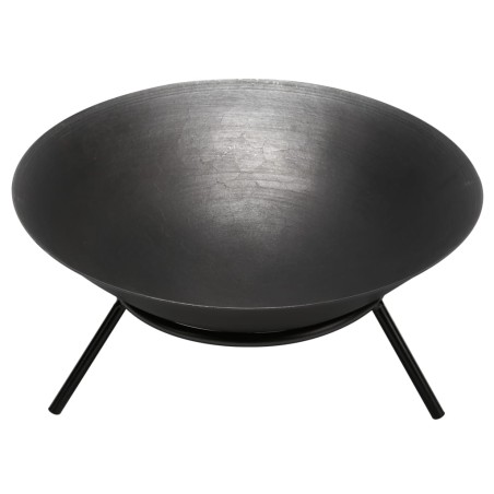 Perel Feuerschale 56x26 cm Schwarz