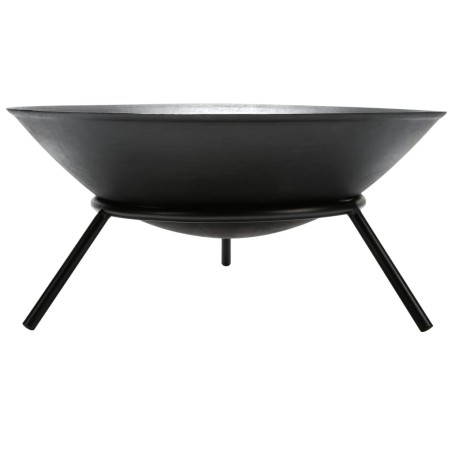 Perel Feuerschale 56x26 cm Schwarz