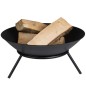 Perel Feuerschale 56x26 cm Schwarz Perel Feuerschale 56x26 cm Schwarz