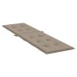 Liegestuhl-Auflage Taupe (75+105)x50x3 cm Liegestuhl-Auflage Taupe (75+105)x50x3 cm