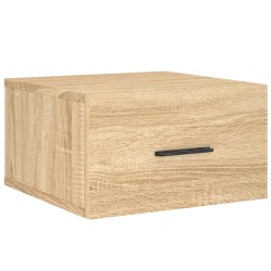 vidaXL Wand-Nachttisch Sonoma-Eiche 35x35x20 cm
