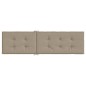 Liegestuhl-Auflage Taupe (75+105)x50x3 cm Liegestuhl-Auflage Taupe (75+105)x50x3 cm