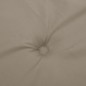 Liegestuhl-Auflage Taupe (75+105)x50x3 cm Liegestuhl-Auflage Taupe (75+105)x50x3 cm
