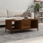 vidaXL Couchtisch Braun Eichen-Optik 102x50x40 cm Holzwerkstoff vidaXL Couchtisch Braun Eichen-Optik 102x50x40 cm Holzwerkstoff
