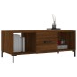 vidaXL Couchtisch Braun Eichen-Optik 102x50x40 cm Holzwerkstoff vidaXL Couchtisch Braun Eichen-Optik 102x50x40 cm Holzwerkstoff