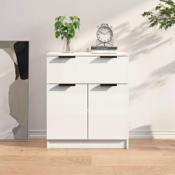 vidaXL Sideboard Hochglanz-Weiß 60x30x70 cm Holzwerkstoff