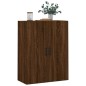 vidaXL Wandschrank Braun Eichen-Optik 69,5x34x90 cm vidaXL Wandschrank Braun Eichen-Optik 69,5x34x90 cm