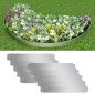vidaXL Flexible Rasenkante 10-er Set Verzinkter Stahl 100x14 cm vidaXL Flexible Rasenkante 10-er Set Verzinkter Stahl 100x14 cm