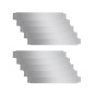 vidaXL Flexible Rasenkante 10-er Set Verzinkter Stahl 100x14 cm vidaXL Flexible Rasenkante 10-er Set Verzinkter Stahl 100x14 cm