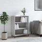 vidaXL Regalschrank Grau Sonoma 69,5x32,5x90 cm Holzwerkstoff vidaXL Regalschrank Grau Sonoma 69,5x32,5x90 cm Holzwerkstoff