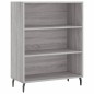 vidaXL Regalschrank Grau Sonoma 69,5x32,5x90 cm Holzwerkstoff vidaXL Regalschrank Grau Sonoma 69,5x32,5x90 cm Holzwerkstoff